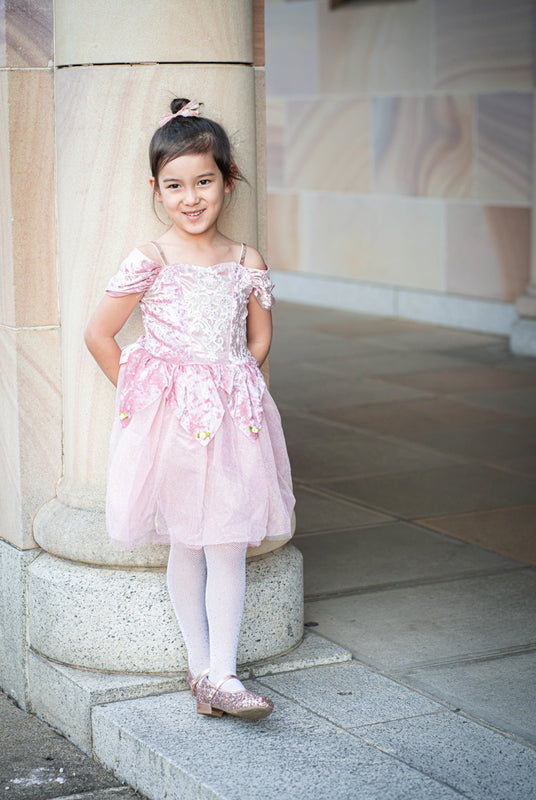 Dressup - Dress - Dusty Rose Holiday Ballerina