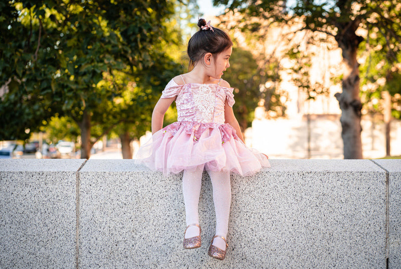 Dressup - Dress - Dusty Rose Holiday Ballerina