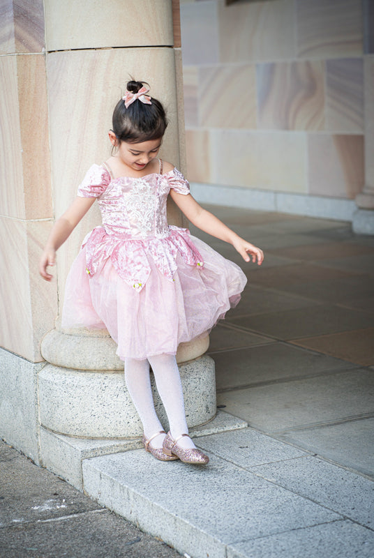 Dressup - Dress - Dusty Rose Holiday Ballerina