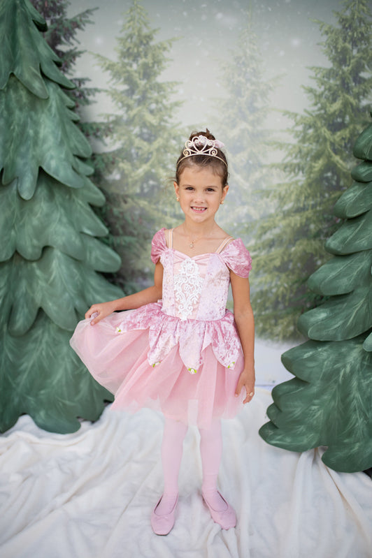 Dressup - Dress - Dusty Rose Holiday Ballerina