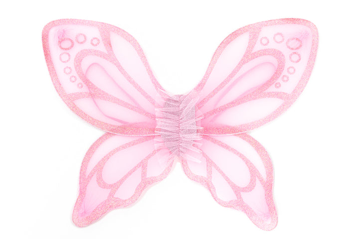 Dressup - Dress - Pink Sequins Butterfly Dress & Wings - Size 5-7