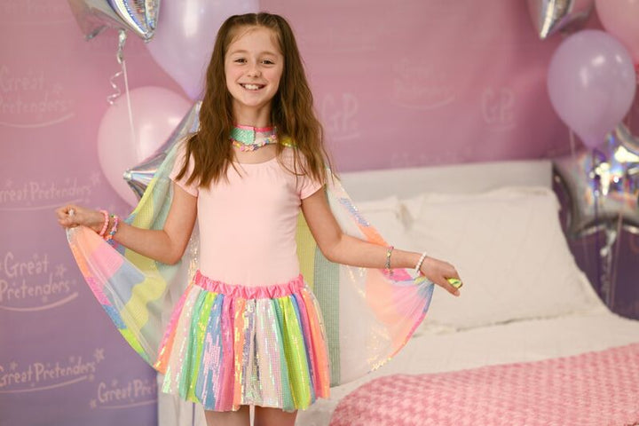 Dressup - Skirt - Stripy Sequins Skirt - Size 4-6