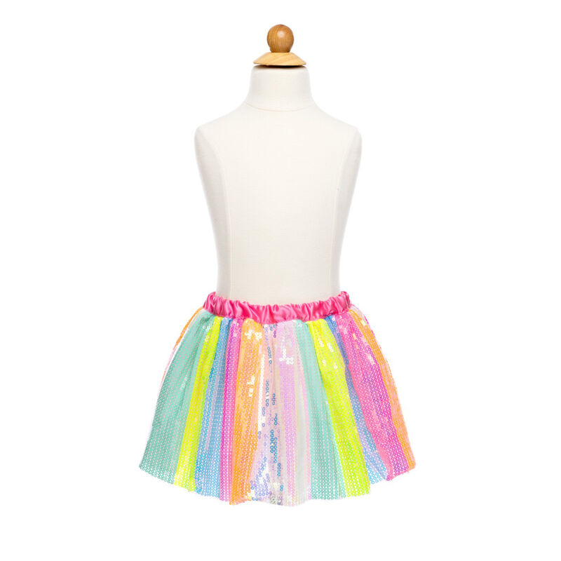 Dressup - Skirt - Stripy Sequins Skirt - Size 4-6
