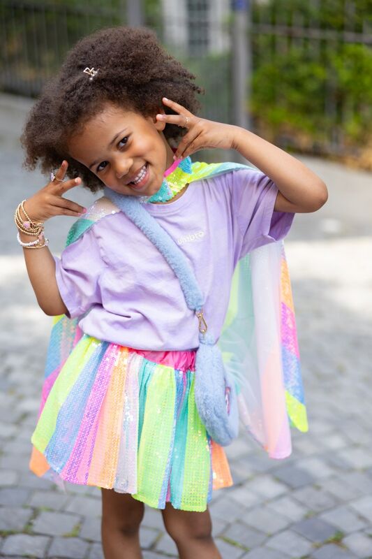 Dressup - Skirt - Stripy Sequins Skirt - Size 4-6