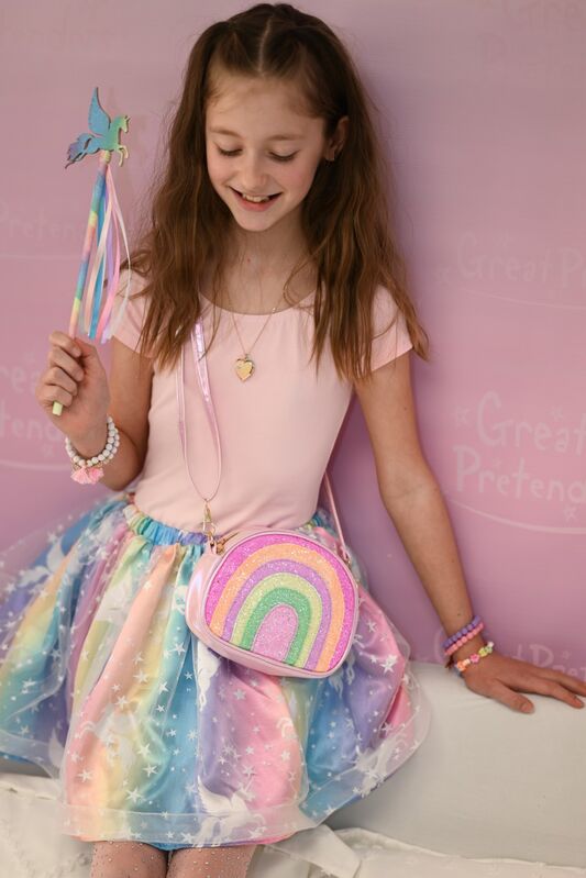 Dressup - Skirt - Enchanted Unicorn Skirt & Wand Set Size 4-6