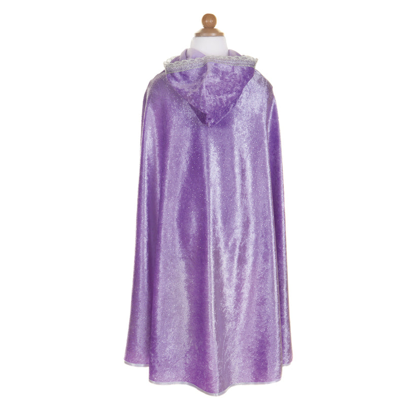 Dressup - Cape - Lilac Diamond Sparkle Cape - Size 3-4