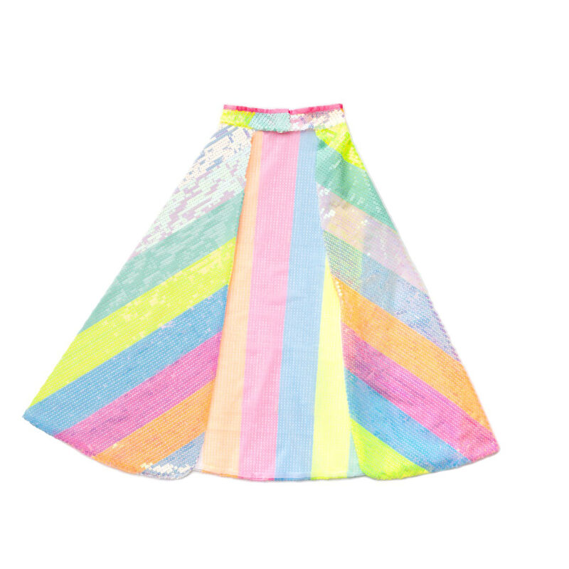 Dressup - Cape - Stripy Sequins Cape - Size 4-6