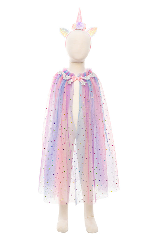 Dress Up - Rainbow Unicorn Cape Set