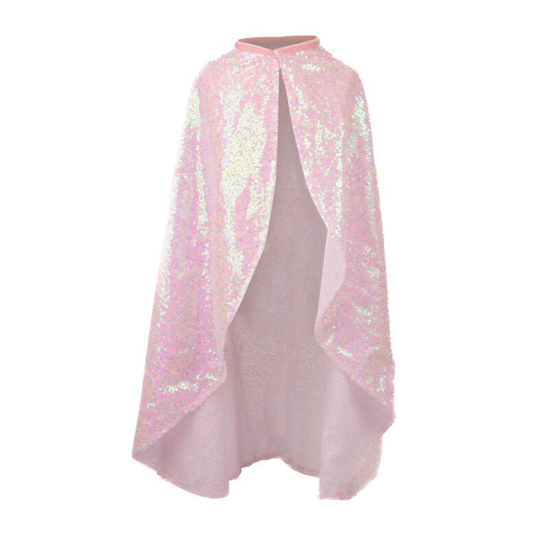 Dressup - Cape - Pink Sequins Twirl Cape - Size 4-6