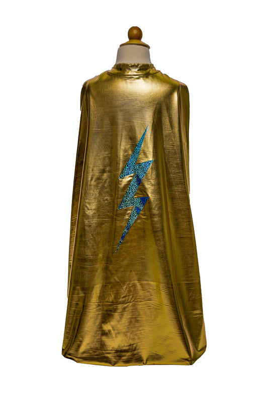 Dressup - Cape - Blue Lightening Reversible Cape 5-6y