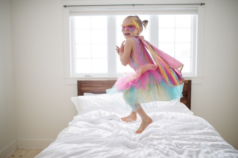 Dressup - Super-duper Tutu, Cape & Mask, Pink & Gold Size 4-6