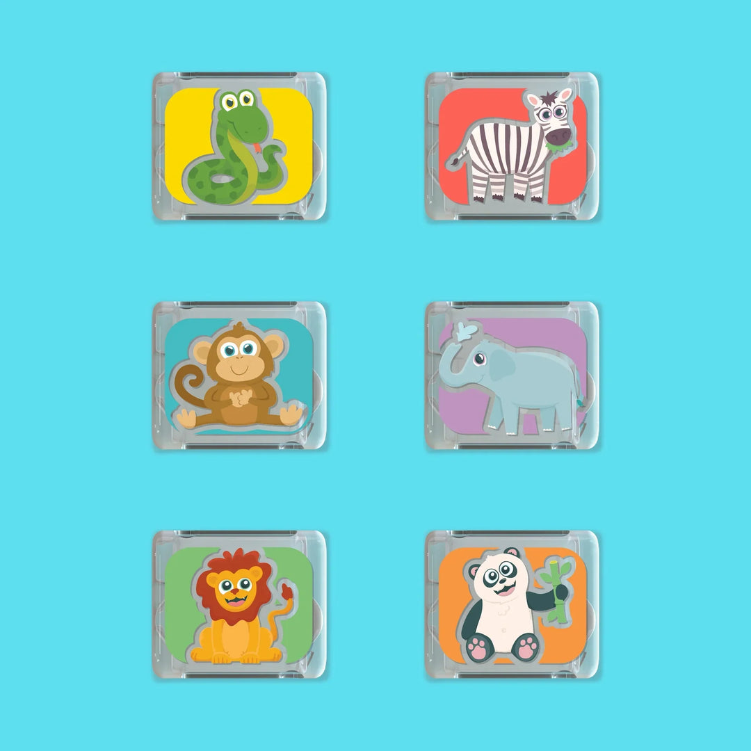 Glo Pal Light-Up Cubes - Zoo Animals