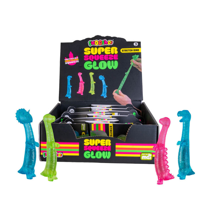 Smoosho's Super Glow-in-the-dark Stretchy Dino