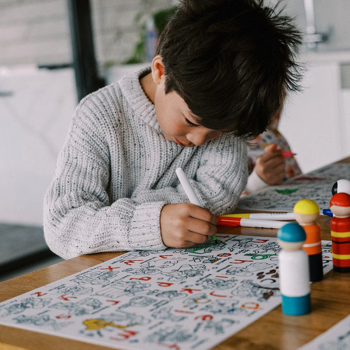 Reusable Colour-in Placemat - When I Grow Up