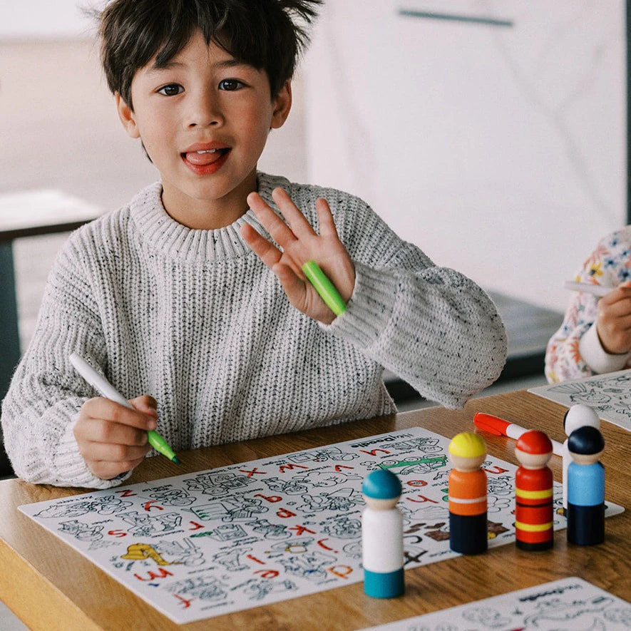 Reusable Colour-in Placemat - When I Grow Up