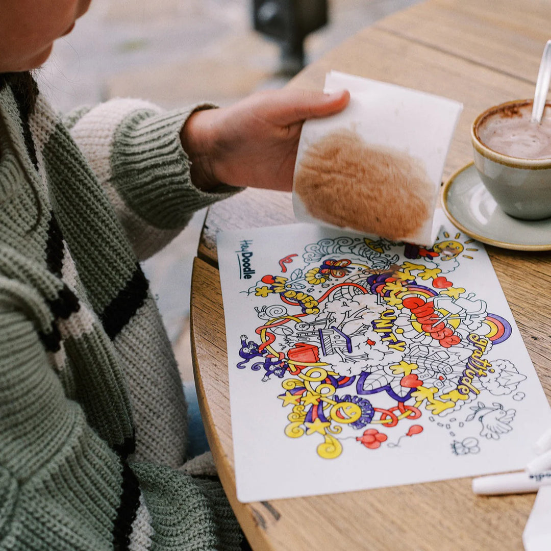 Mini Reusable Colour-in Placemat - Brighter Days