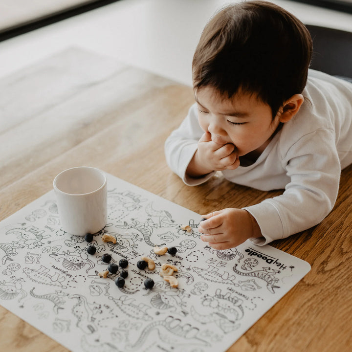 Reusable Colour-in Placemat - Into the Wild ABC's