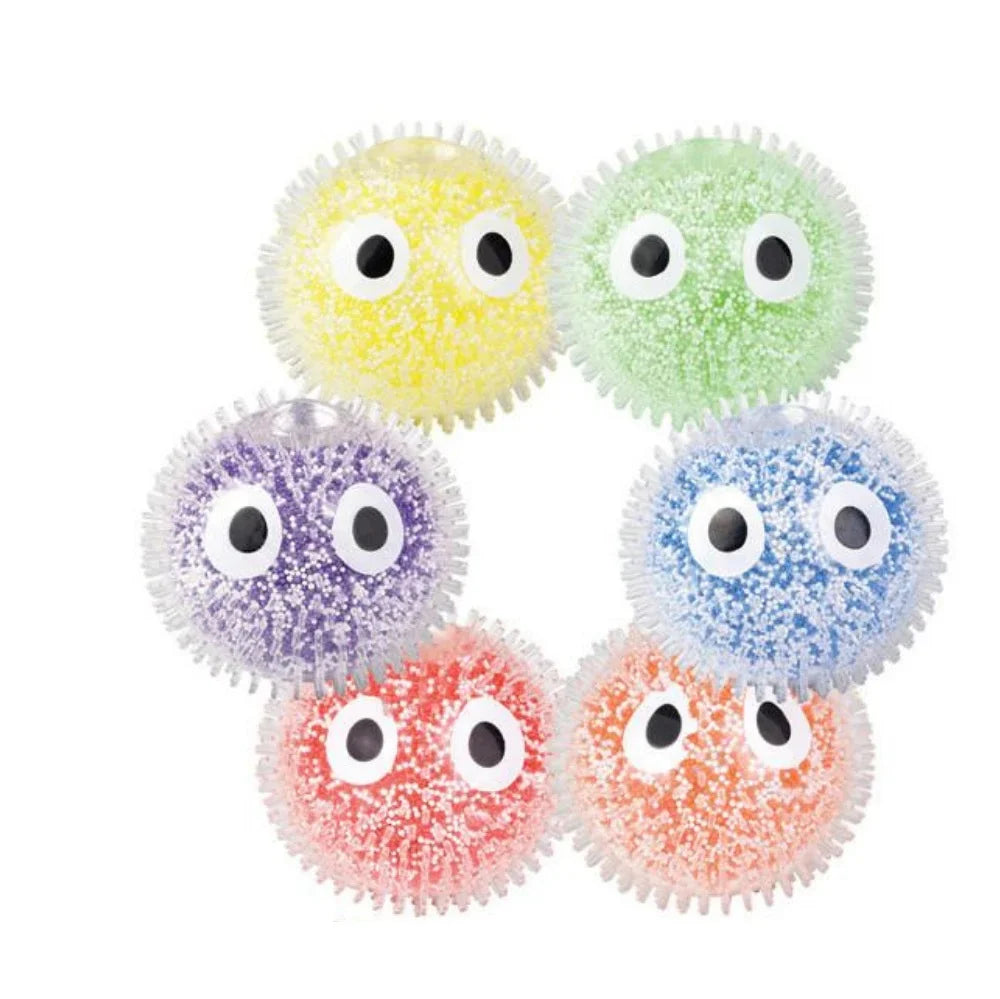 Squeeze Bead Big Eye Confetti Squish Ball