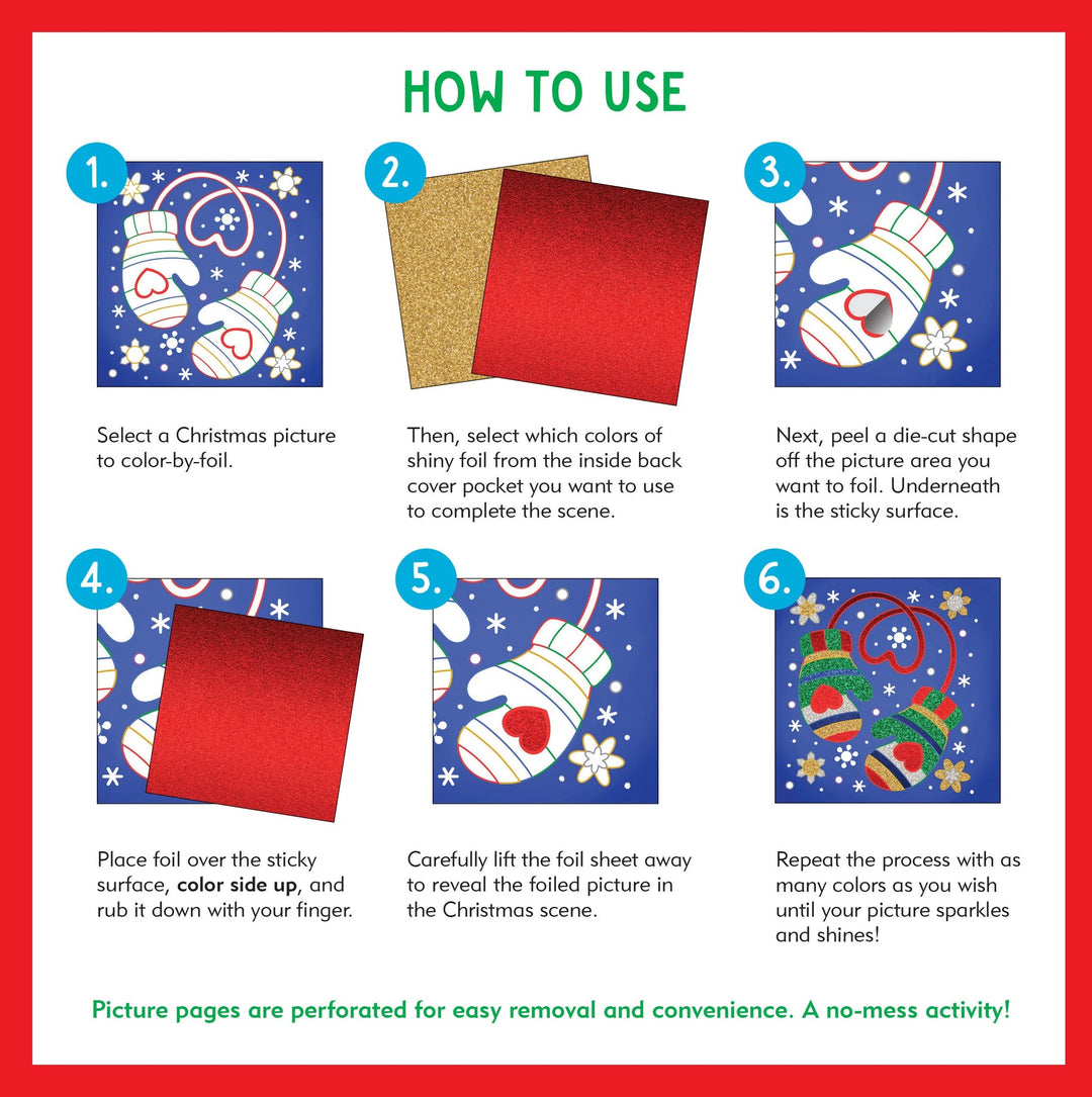 Colour by Foil -Christmas