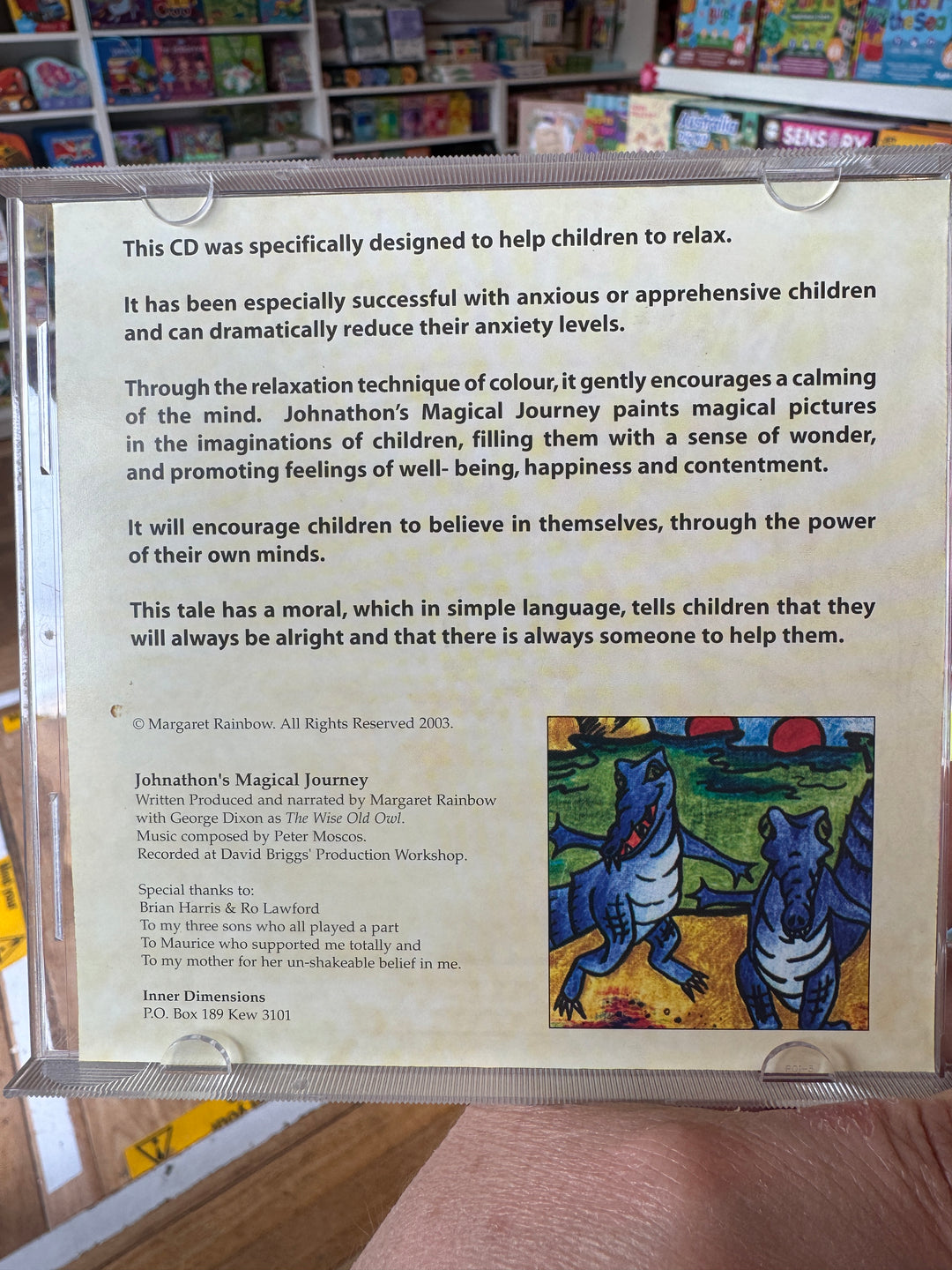 Johnathon’s Magical Journey CD - Damaged Case