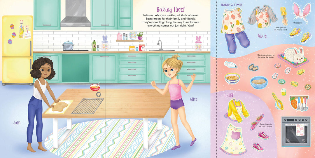 Sticker Doll Dress Up Book - Easter Fun