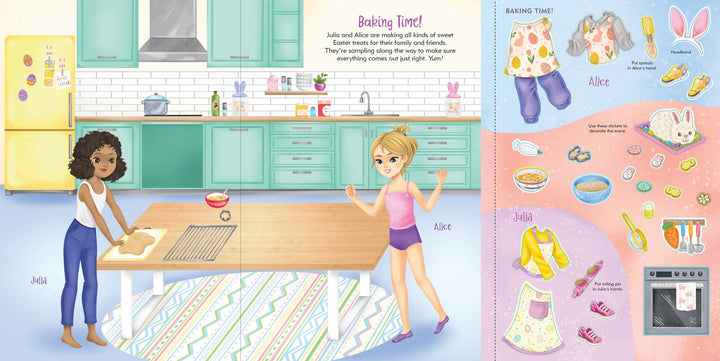 Sticker Doll Dress Up Book - Easter Fun