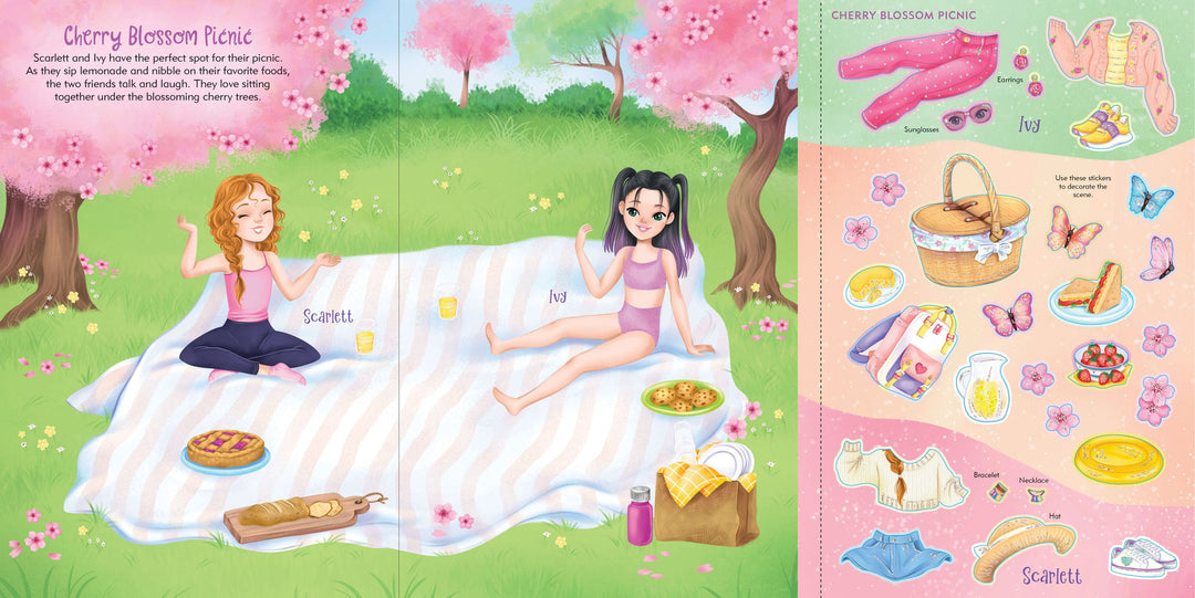 Sticker Doll Dress Up Book - Easter Fun