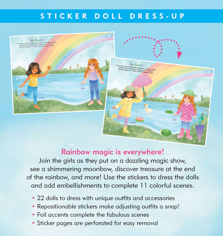 Sticker Doll Dress Up Book - Rainbow Magic