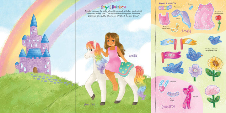 Sticker Doll Dress Up Book - Rainbow Magic