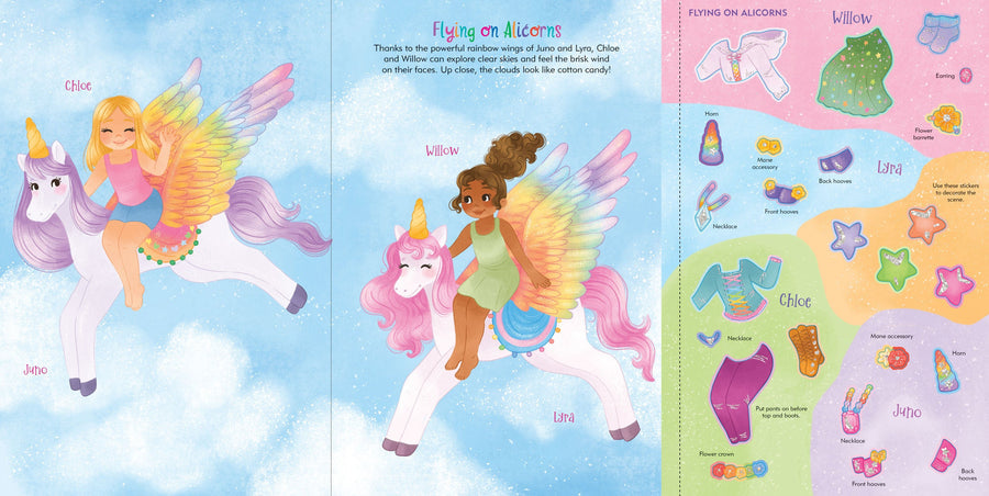 Sticker Doll Dress Up Book - Rainbow Magic