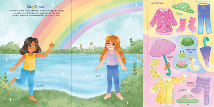 Sticker Doll Dress Up Book - Rainbow Magic