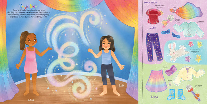 Sticker Doll Dress Up Book - Rainbow Magic