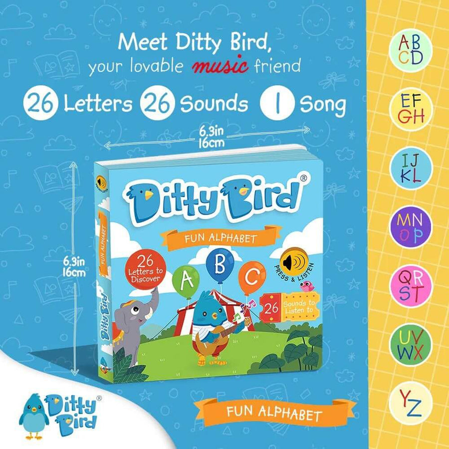 Ditty Bird Sound Book - Fun Alphabet