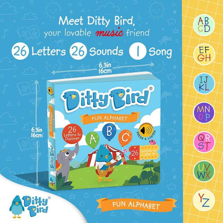 Ditty Bird Sound Book - Fun Alphabet