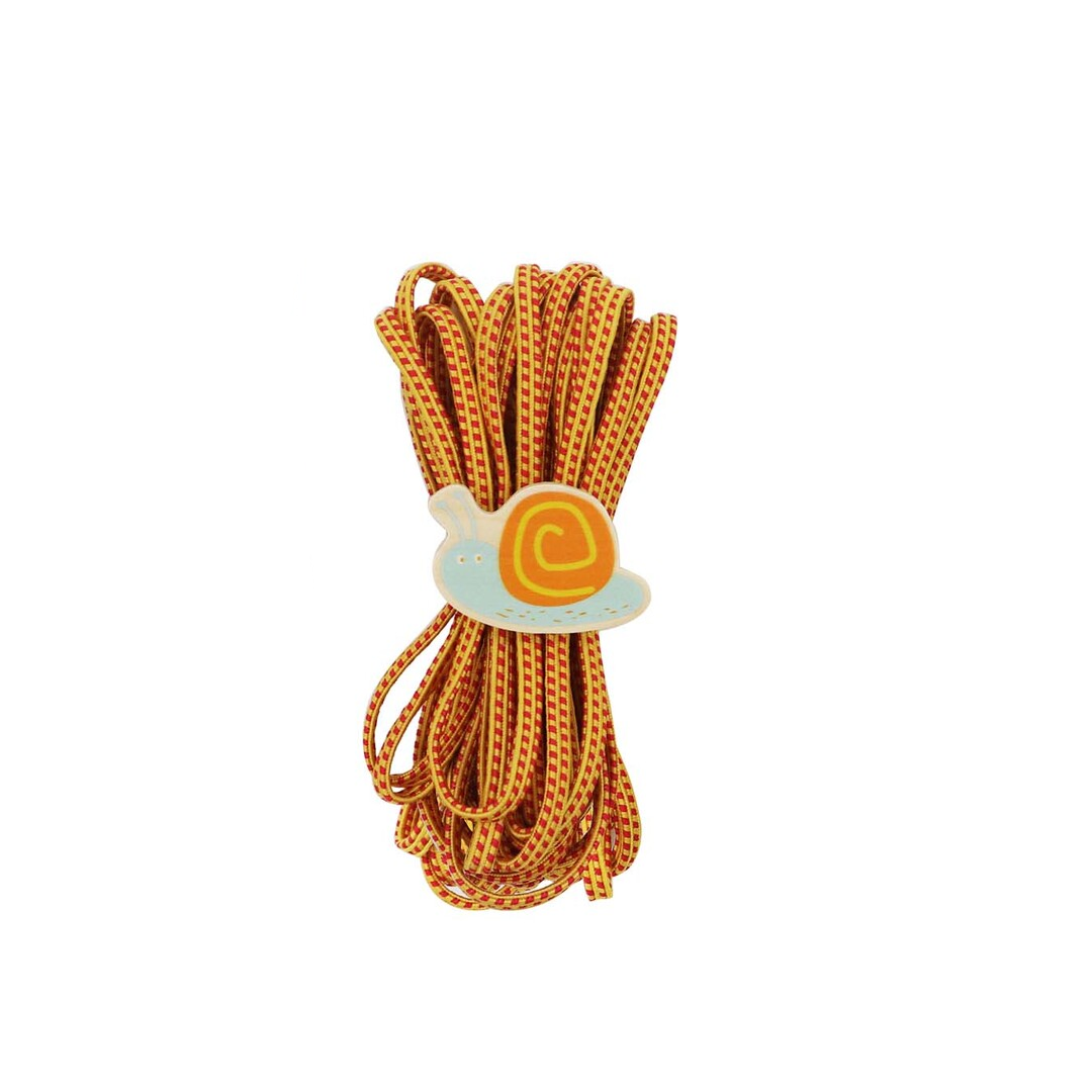Jumping Rope Elastics with Wooden Charm