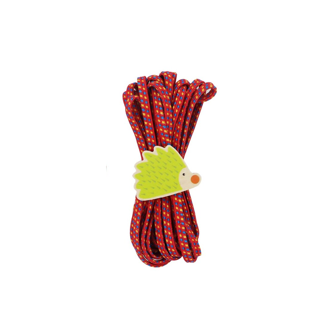 Jumping Rope Elastics with Wooden Charm