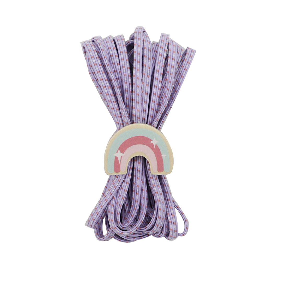 Jumping Rope Elastics with Wooden Charm