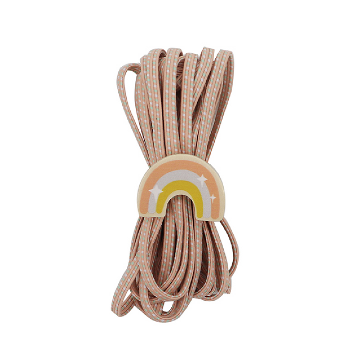 Jumping Rope Elastics with Wooden Charm