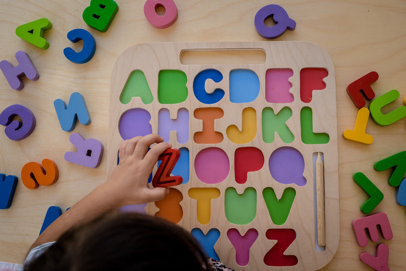 Wooden Tracing Puzzle - ABC Uppercase