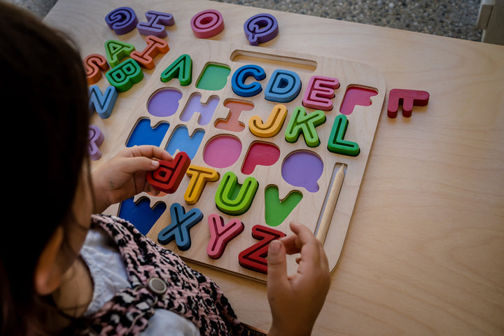 Wooden Tracing Puzzle - ABC Uppercase