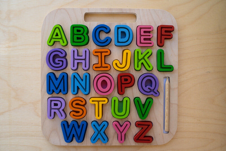 Wooden Tracing Puzzle - ABC Uppercase