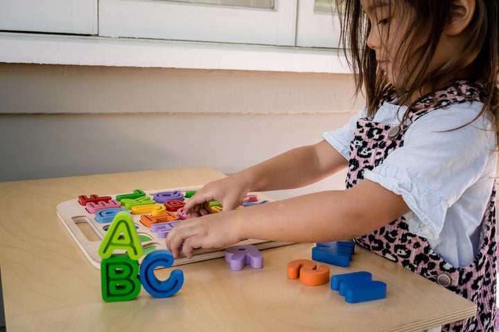 Wooden Tracing Puzzle - ABC Uppercase