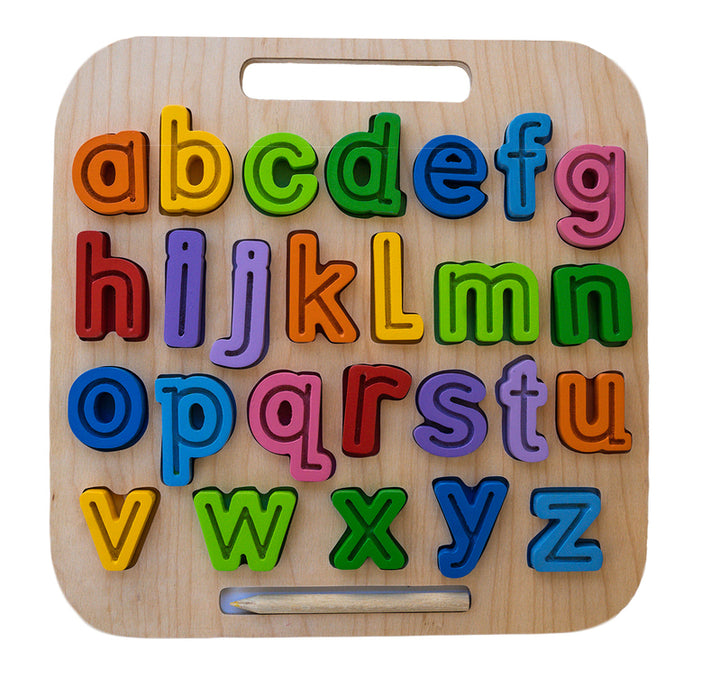 Wooden Tracing Puzzle - abc Lowercase
