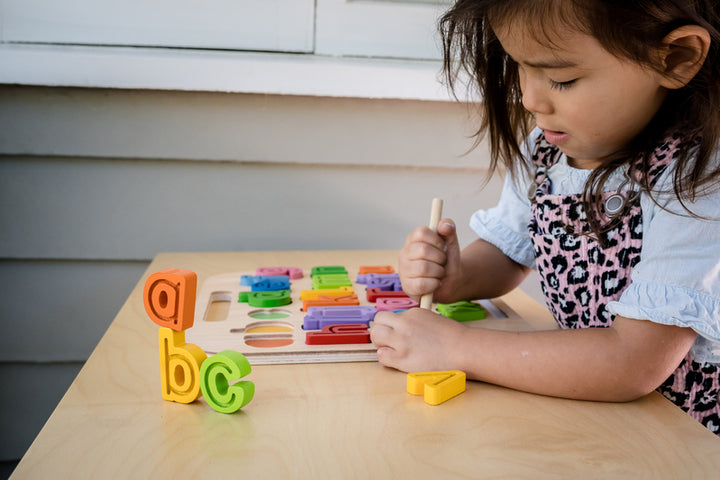 Wooden Tracing Puzzle - abc Lowercase