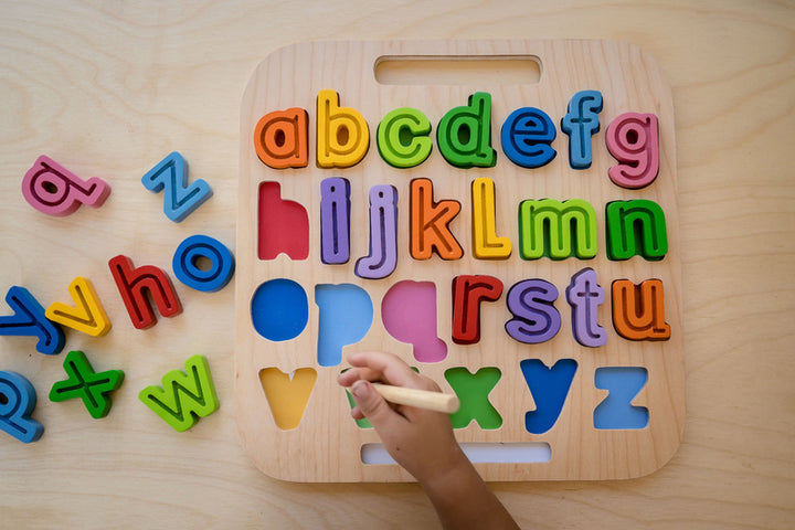 Wooden Tracing Puzzle - abc Lowercase