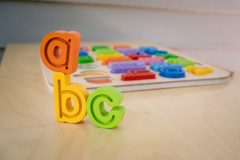 Wooden Tracing Puzzle - abc Lowercase