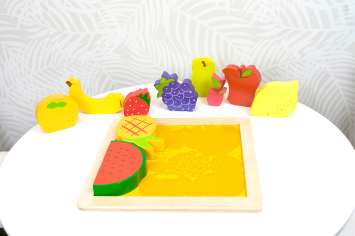 Wooden Puzzle - Chunky Fruits