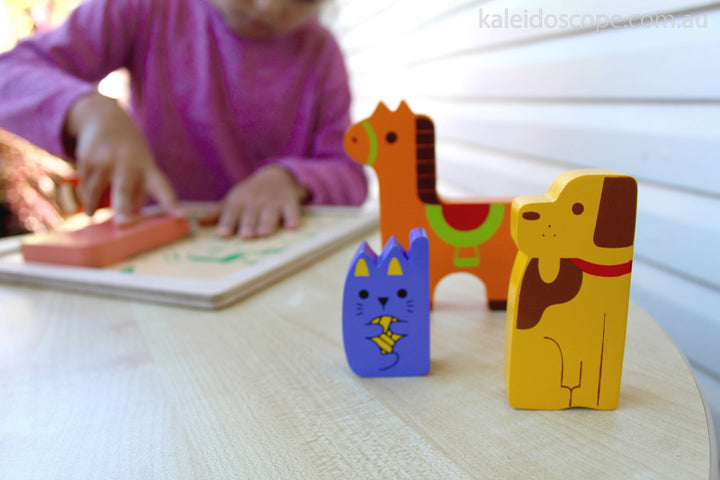 Wooden Puzzle - Chunky Farm Animals