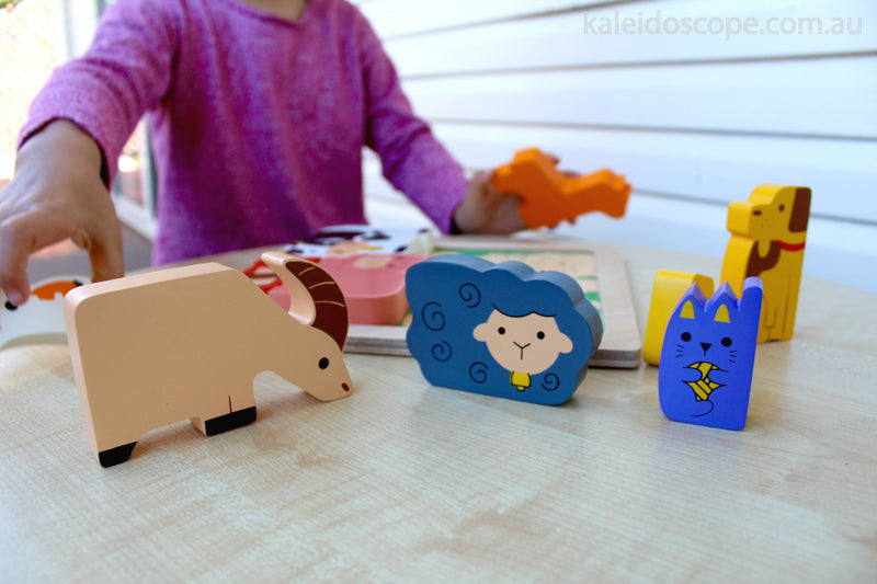 Wooden Puzzle - Chunky Farm Animals