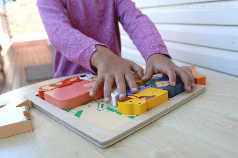 Wooden Puzzle - Chunky Farm Animals